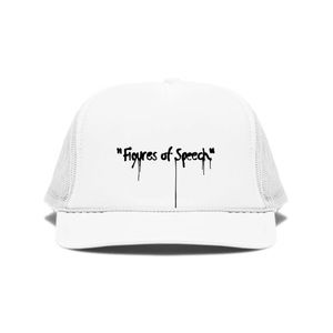 VIRGIL ABLOH Canary Yellow x Figures of Speech 2F White Trucker Cap RARE